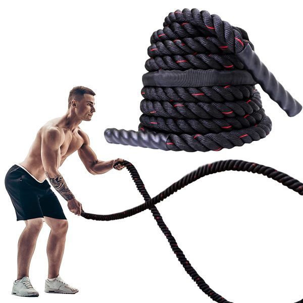 Тренировъчно въже Battle rope Sveltus