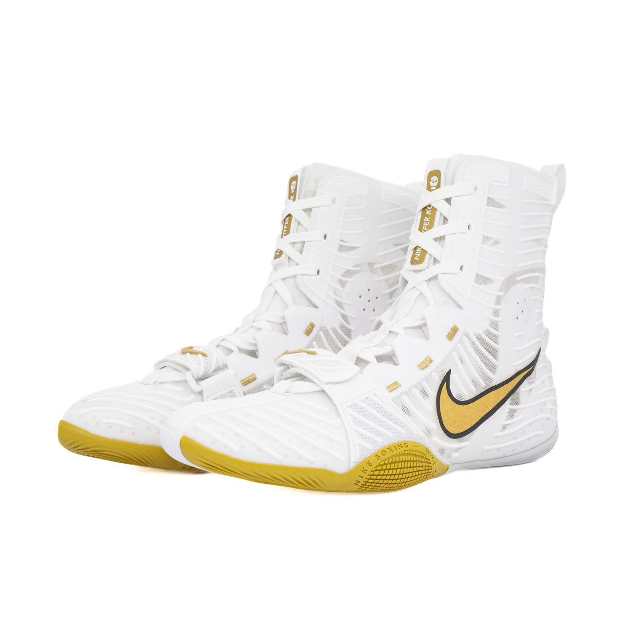 Обувки за бокс NIKE HyperKO 3 White/Golg